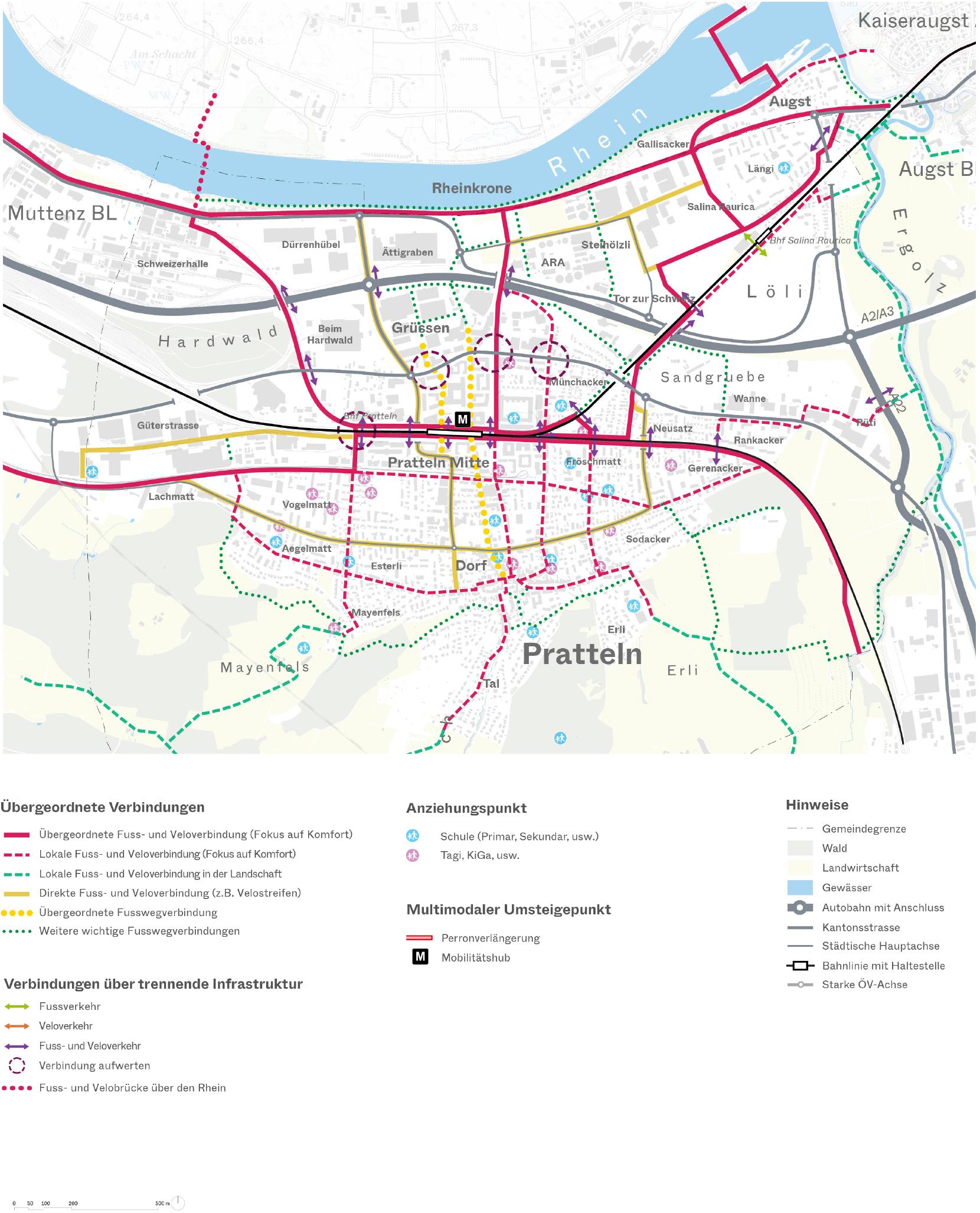 Teilstrategie Fuss-Velo Legende